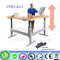 Protecting lumbar cervical adjustable height computer desk